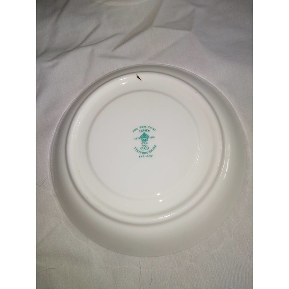 Staffordshire berries design set of mugs and saucers (set of 9) - Picture 6 of 10